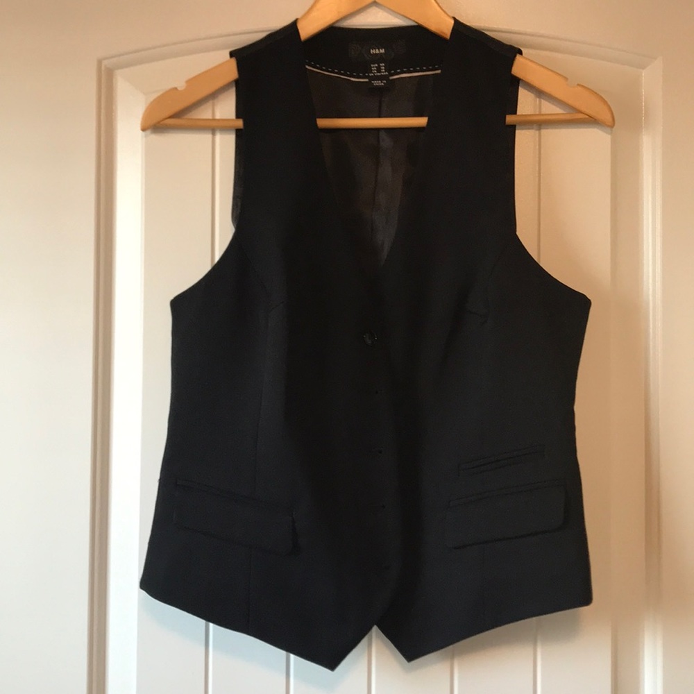 COPY - Brand New H&M Button Front Waistcoat Vest Size 10